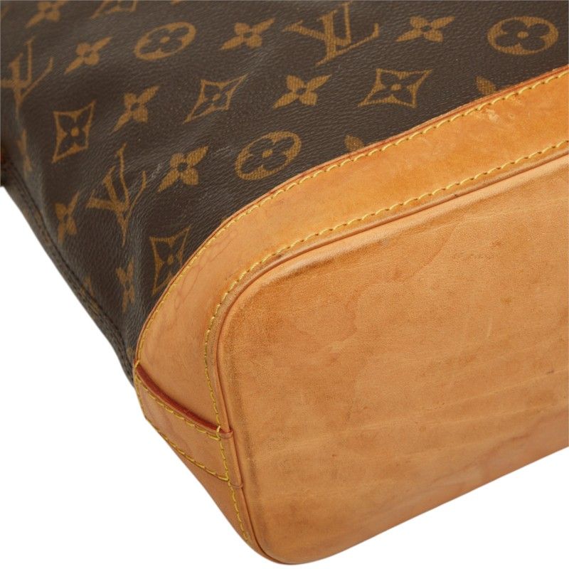 Louis Vuitton Monogram Lockit PM Handbag Brown Leather — view 5