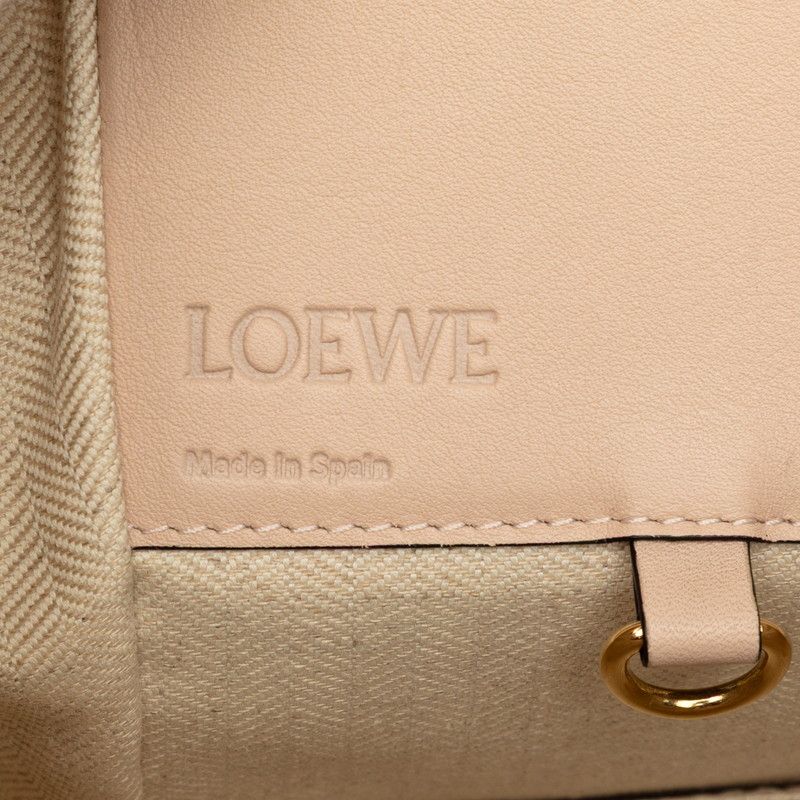 Loewe Anagram Hammock 2-Way Shoulder Bag Pink Beige Leather — view 5