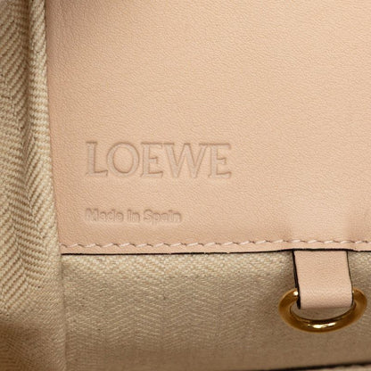 Loewe Anagram Hammock 2-Way Shoulder Bag Pink Beige Leather — view 5