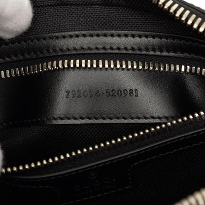 Gucci GG Supreme Belt Bag Gray Red Navy Leather — view 6