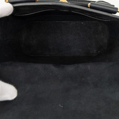 Dior Bucket 2-Way Shoulder Bag Black Leather — view 4
