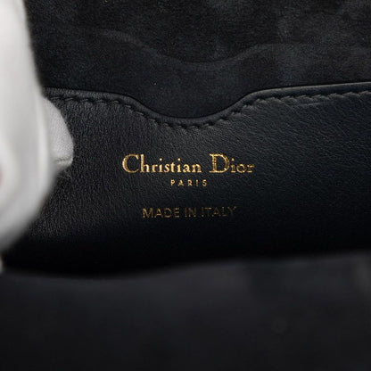 Dior Bucket 2-Way Shoulder Bag Black Leather — view 5