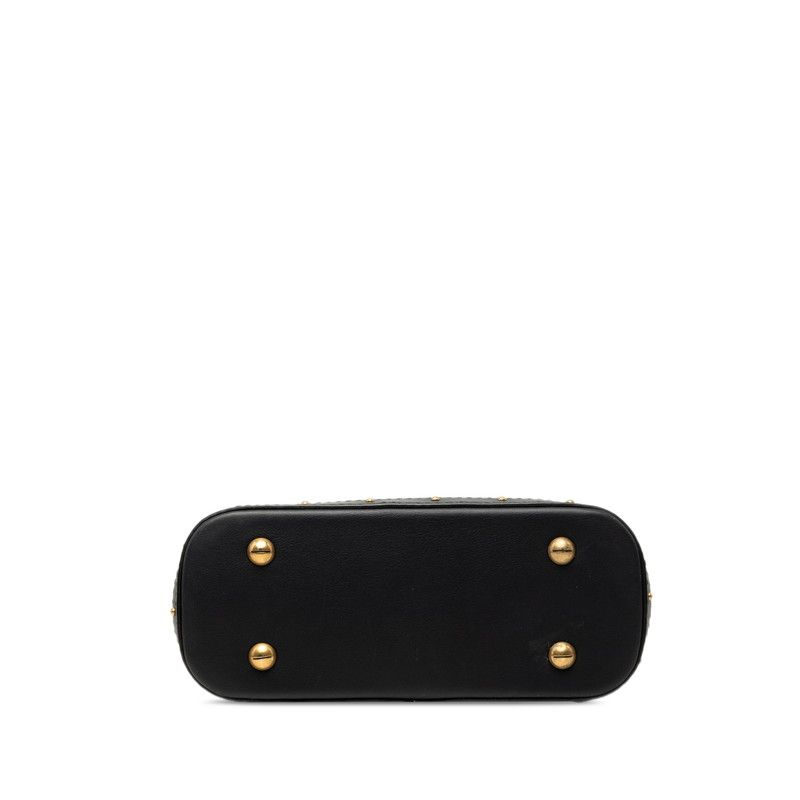 Dior Bucket 2-Way Shoulder Bag Black Leather — view 3