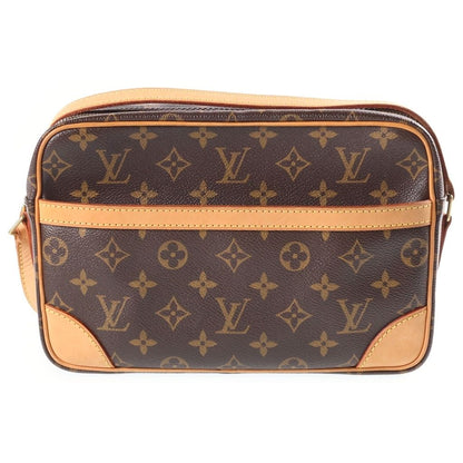Louis Vuitton Monogram Trocadero 27 Leather Shoulder Bag Brown