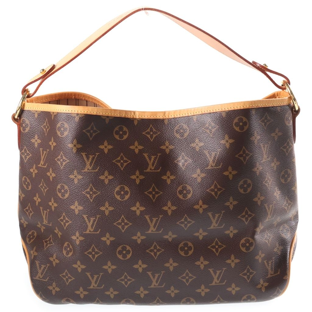 Louis Vuitton Monogram Delightful PM Leather Tote Shoulder Bag Brown — view 2