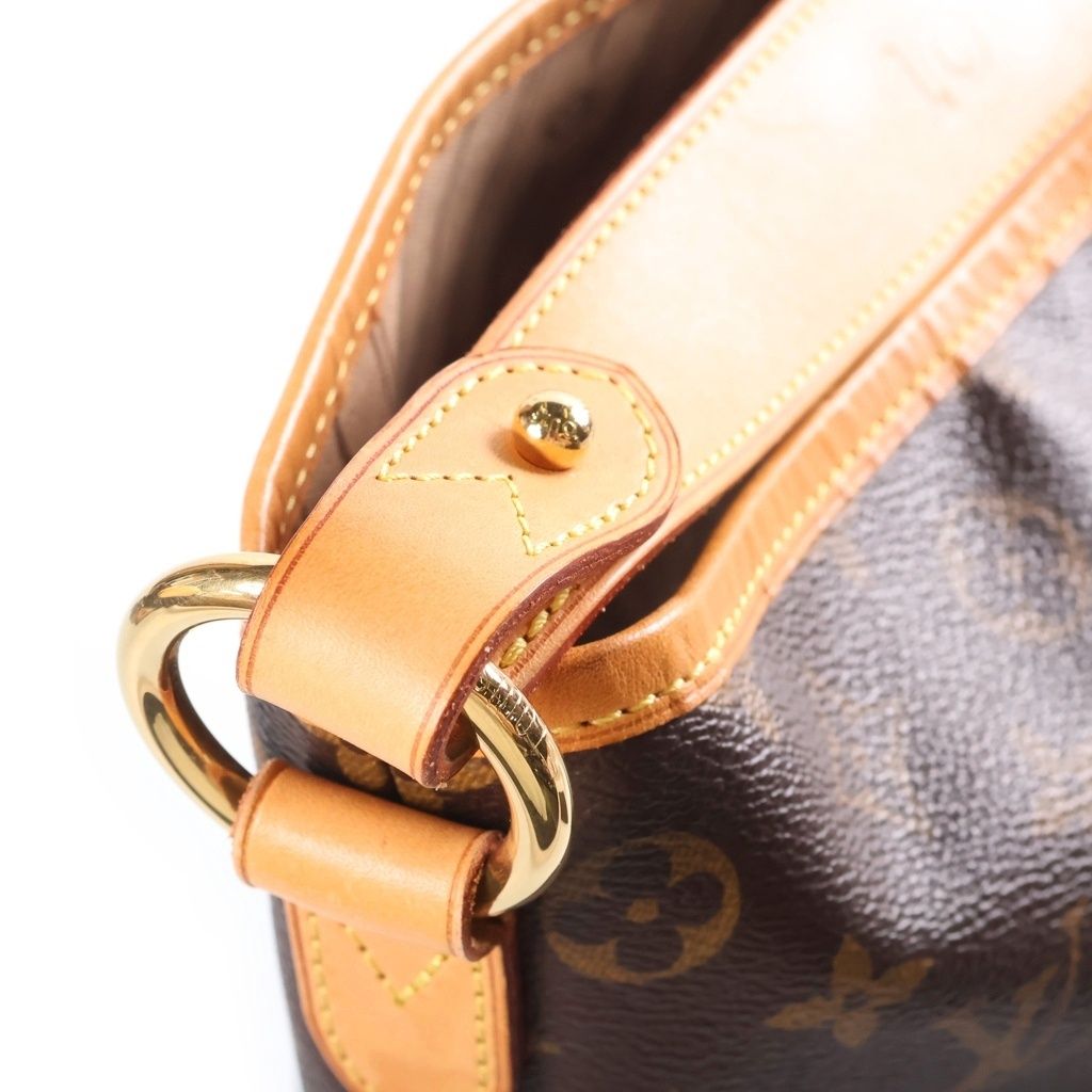 Louis Vuitton Monogram Delightful PM Leather Tote Shoulder Bag Brown — view 7