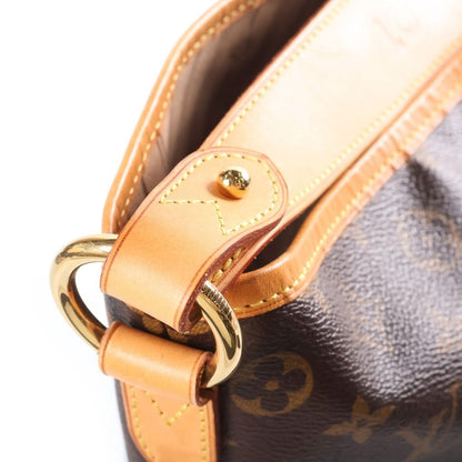 Louis Vuitton Monogram Delightful PM Leather Tote Shoulder Bag Brown — view 7