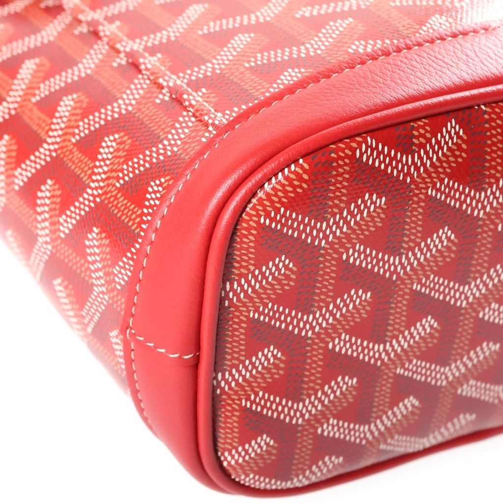 Goyard Alpine Mini Backpack Red Leather — view 5