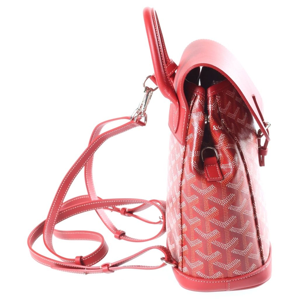 Goyard Alpine Mini Backpack Red Leather — view 3