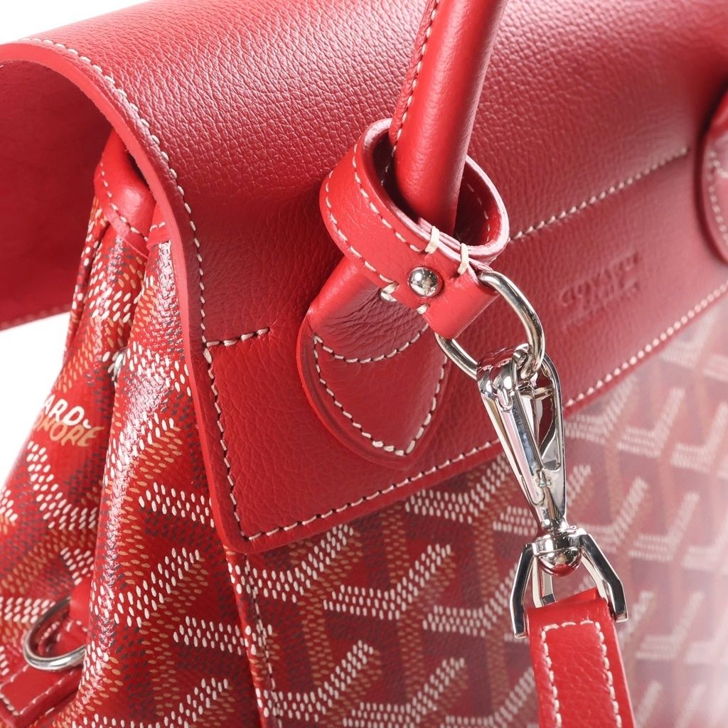Goyard Alpine Mini Backpack Red Leather — view 6
