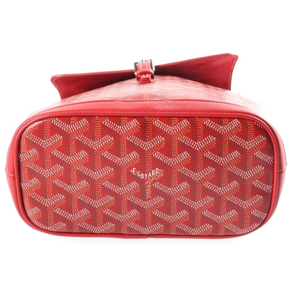 Goyard Alpine Mini Backpack Red Leather — view 4
