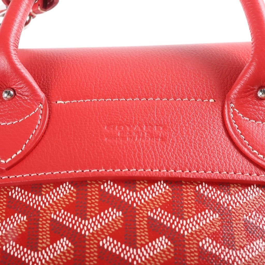 Goyard Alpine Mini Backpack Red Leather — view 7