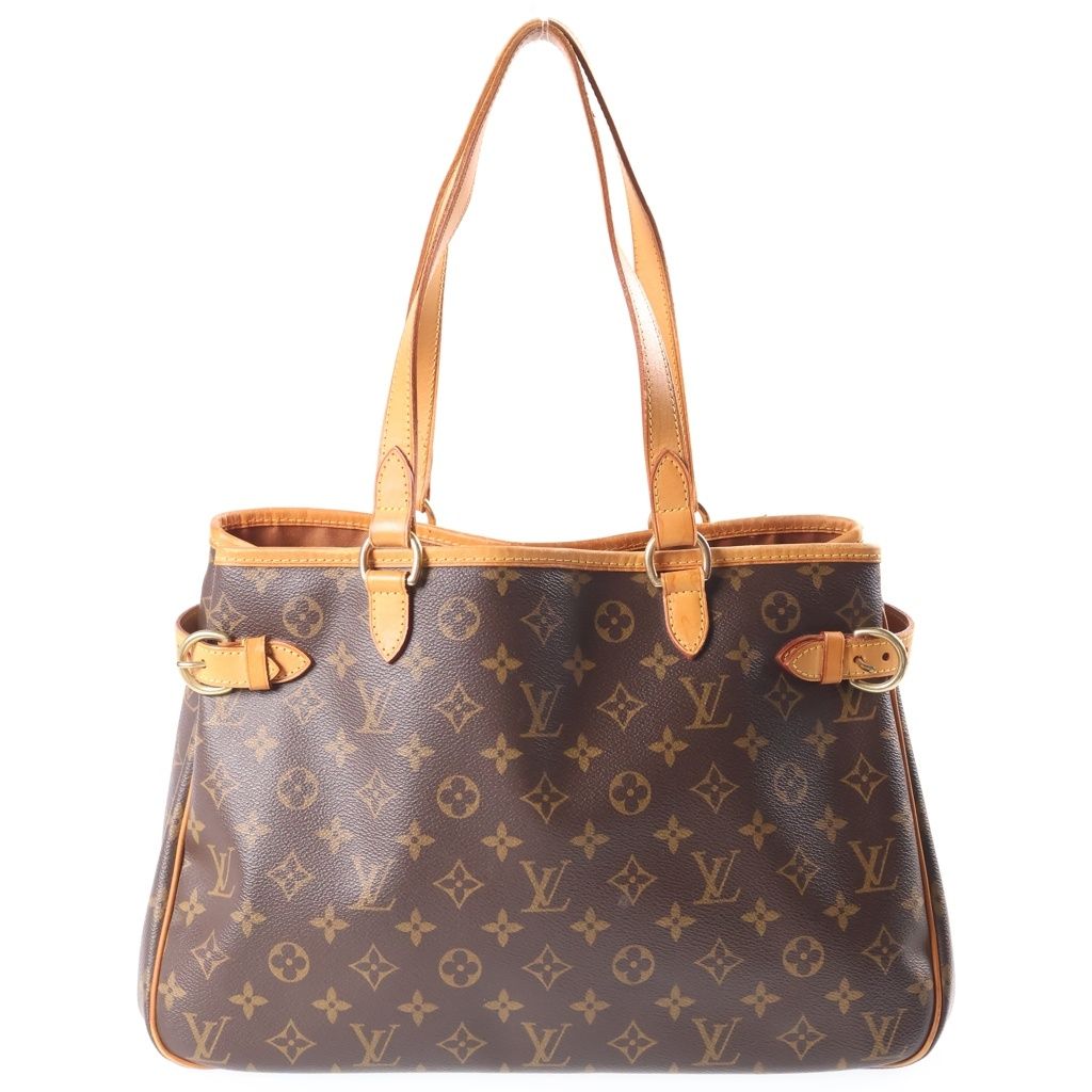 Louis Vuitton Monogram Batignolles Oriental Shoulder Bag Brown Leather