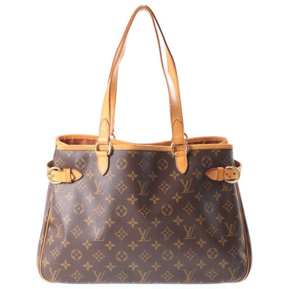 Louis Vuitton Monogram Batignolles Oriental Shoulder Bag Brown Leather