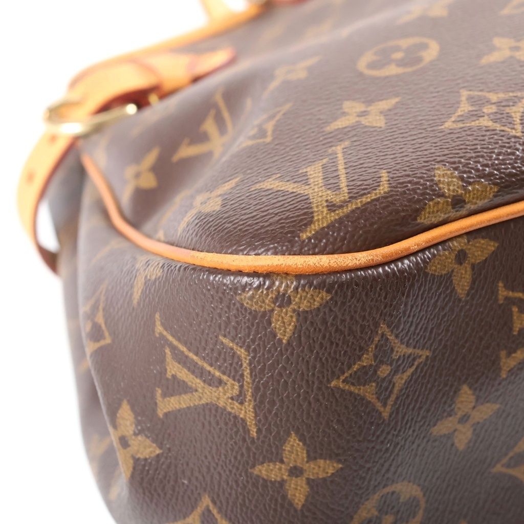 Louis Vuitton Monogram Batignolles Oriental Shoulder Bag Brown Leather — view 5