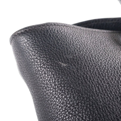 Prada Vitello Phoenix Leather 2-Way Hand Shoulder Tote Bag Gold Black — view 6