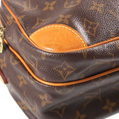 Louis Vuitton Monogram Nile Leather Shoulder Bag Brown — view 5