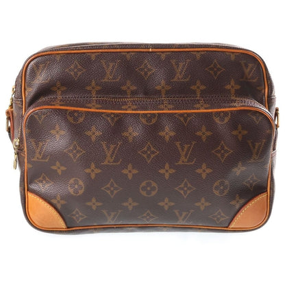 Louis Vuitton Monogram Nile Leather Shoulder Bag Brown