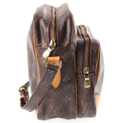 Louis Vuitton Monogram Nile Leather Shoulder Bag Brown — view 3