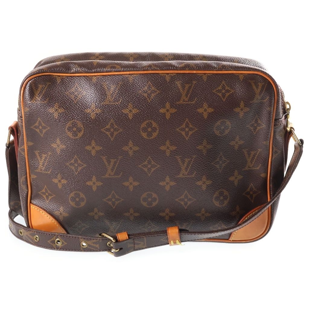 Louis Vuitton Monogram Nile Leather Shoulder Bag Brown — view 2