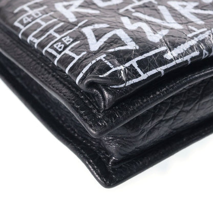 Balenciaga Explorer Graffiti Shoulder Bag Black — view 5