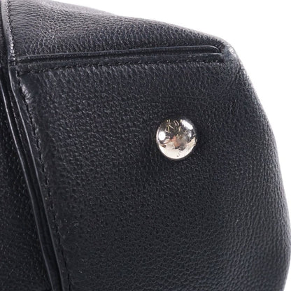 Louis Vuitton Parnassea Lockit MM Leather Handbag Silver Black — view 6