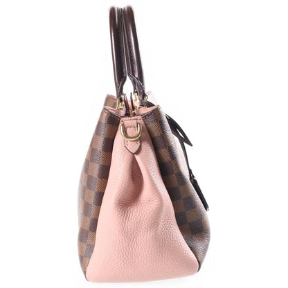 Louis Vuitton Damier Brittany Leather 2-Way Bag Brown Pink — view 3