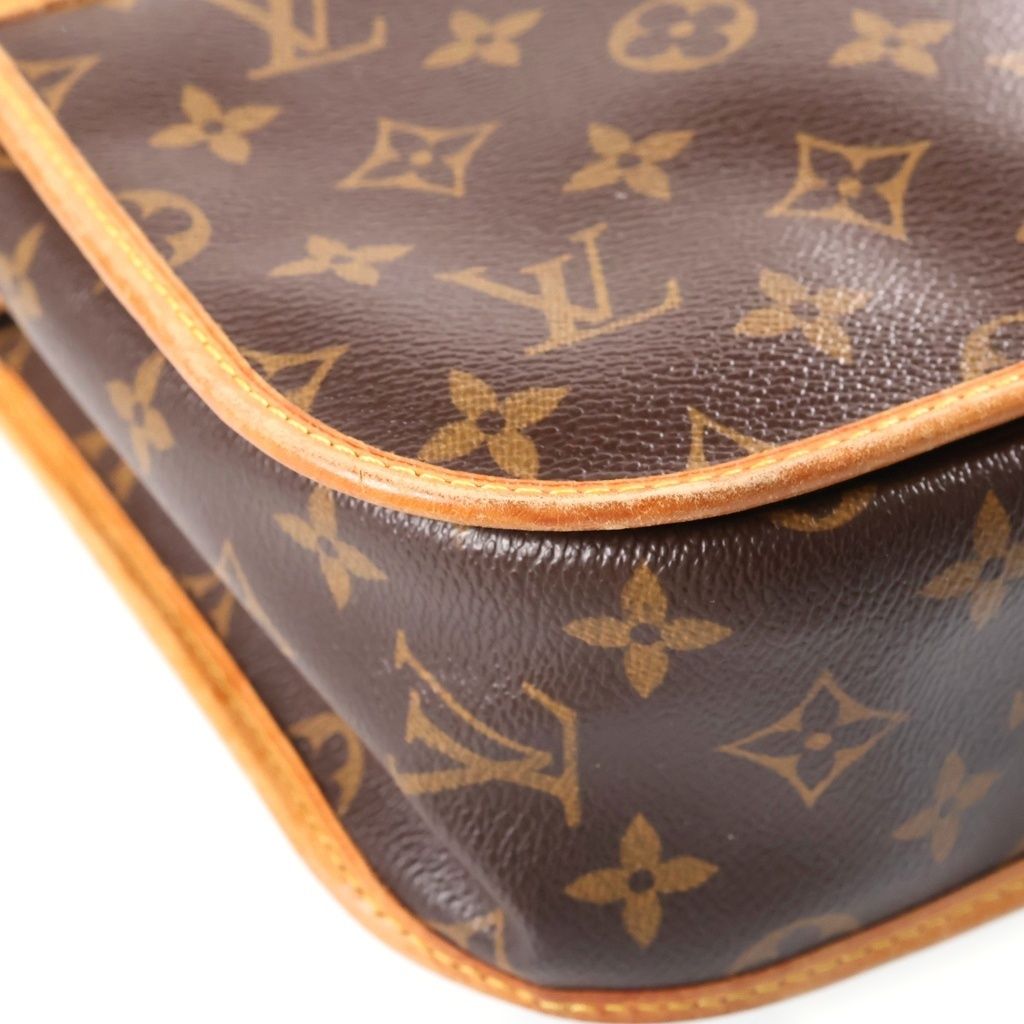 Louis Vuitton Monogram Messenger Bosfall PM Leather Shoulder Bag Brown — view 5