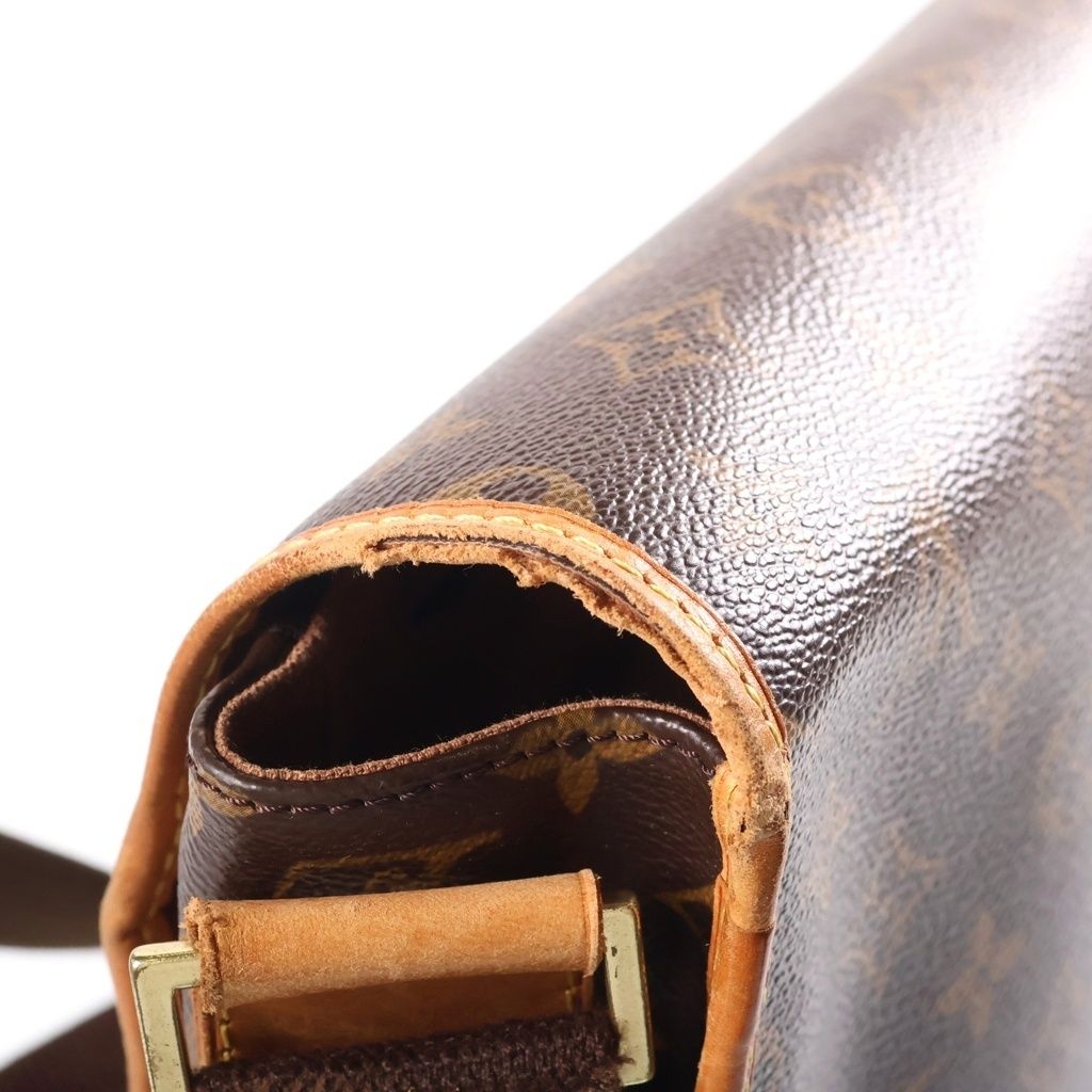 Louis Vuitton Monogram Messenger Bosfall PM Leather Shoulder Bag Brown — view 7