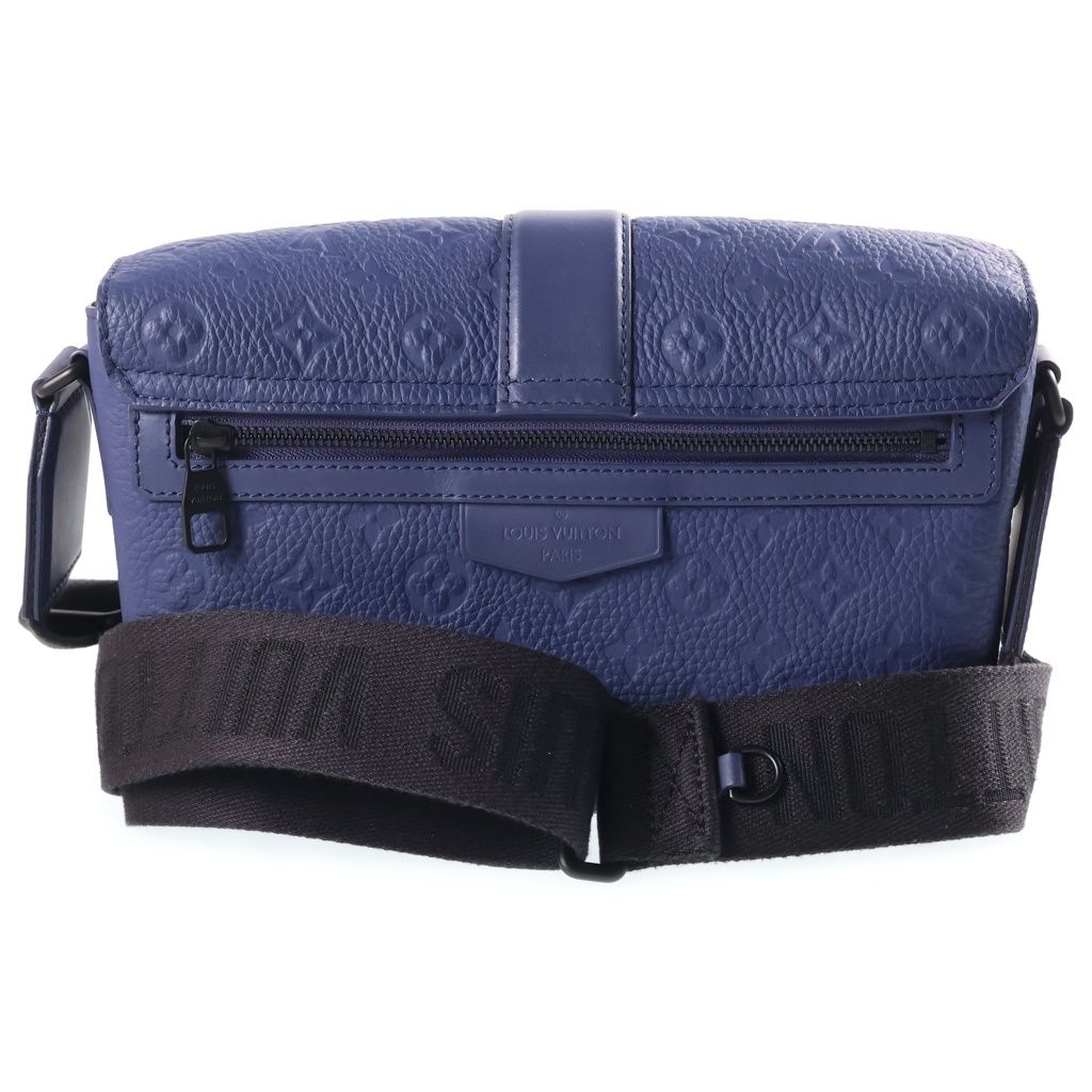 Louis Vuitton Monogram Taurillon S Cape Messenger Leather Shoulder Bag Navy — view 2