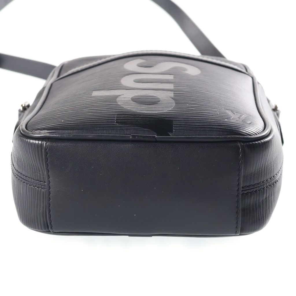 Louis Vuitton Supreme Collaboration Danube PM Shoulder Bag Epi Noir Black — view 4