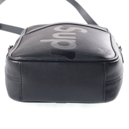 Louis Vuitton Supreme Collaboration Danube PM Shoulder Bag Epi Noir Black — view 4