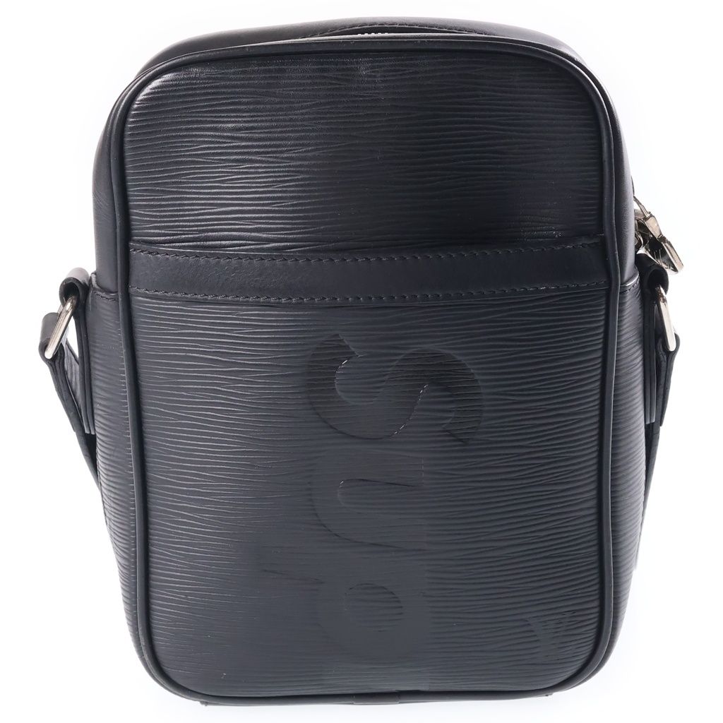 Louis Vuitton Supreme Collaboration Danube PM Shoulder Bag Epi Noir Black
