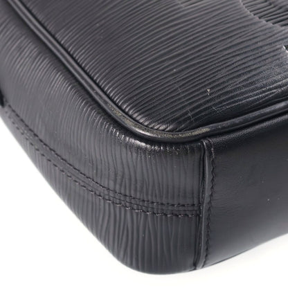 Louis Vuitton Supreme Collaboration Danube PM Shoulder Bag Epi Noir Black — view 5