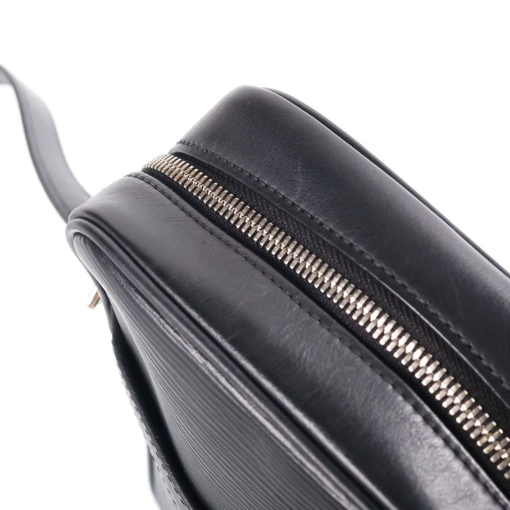 Louis Vuitton Supreme Collaboration Danube PM Shoulder Bag Epi Noir Black — view 7