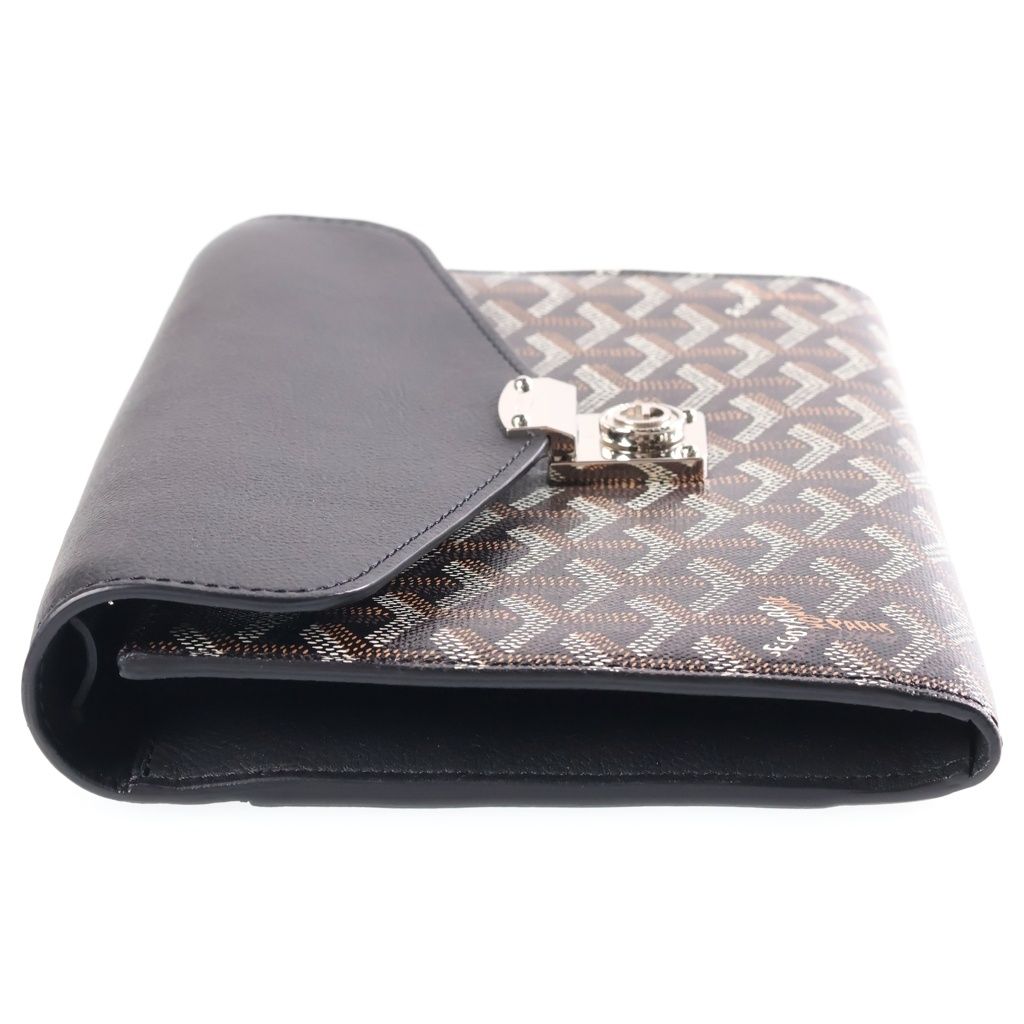 Goyard Sheepuru Pouch Wallet Shoulder Bag Leather Black — view 3