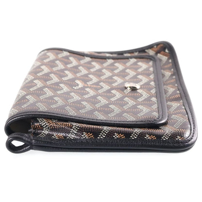Goyard Plumet Shoulder Bag Black Leather — view 3