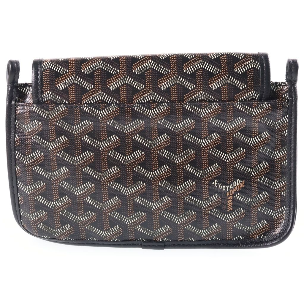 Goyard Plumet Shoulder Bag Black Leather — view 2