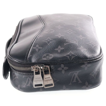 Louis Vuitton Monogram Eclipse Bum Bag Black Leather Silver — view 3