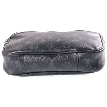 Louis Vuitton Monogram Eclipse Bum Bag Black Leather Silver — view 4