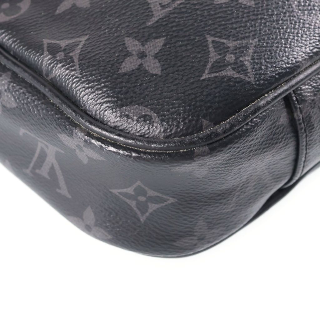 Louis Vuitton Monogram Eclipse Bum Bag Black Leather Silver — view 5