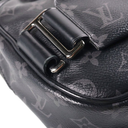 Louis Vuitton Monogram Eclipse Bum Bag Black Leather Silver — view 7