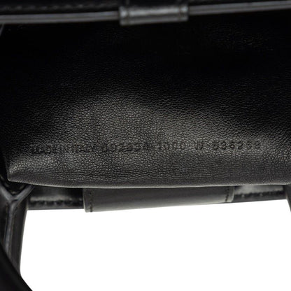 Balenciaga Hour Glass B Logo 2-Way Shoulder Bag Black Leather — view 6