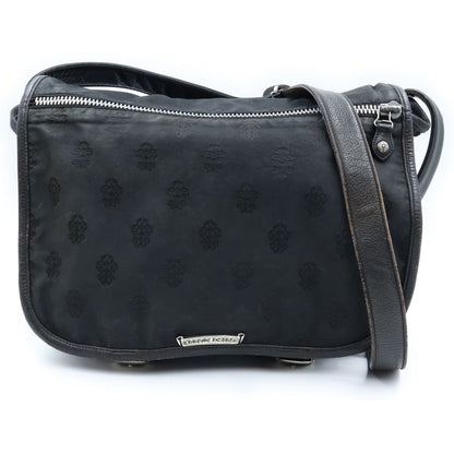 Chrome Hearts Shoulder Bag Sm Gunslinger Strap Shivin Dagger Nylon Black