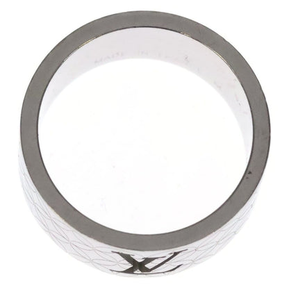 Louis Vuitton Bague Champs-Elysees Monogram Cut Off Ring Silver — view 6