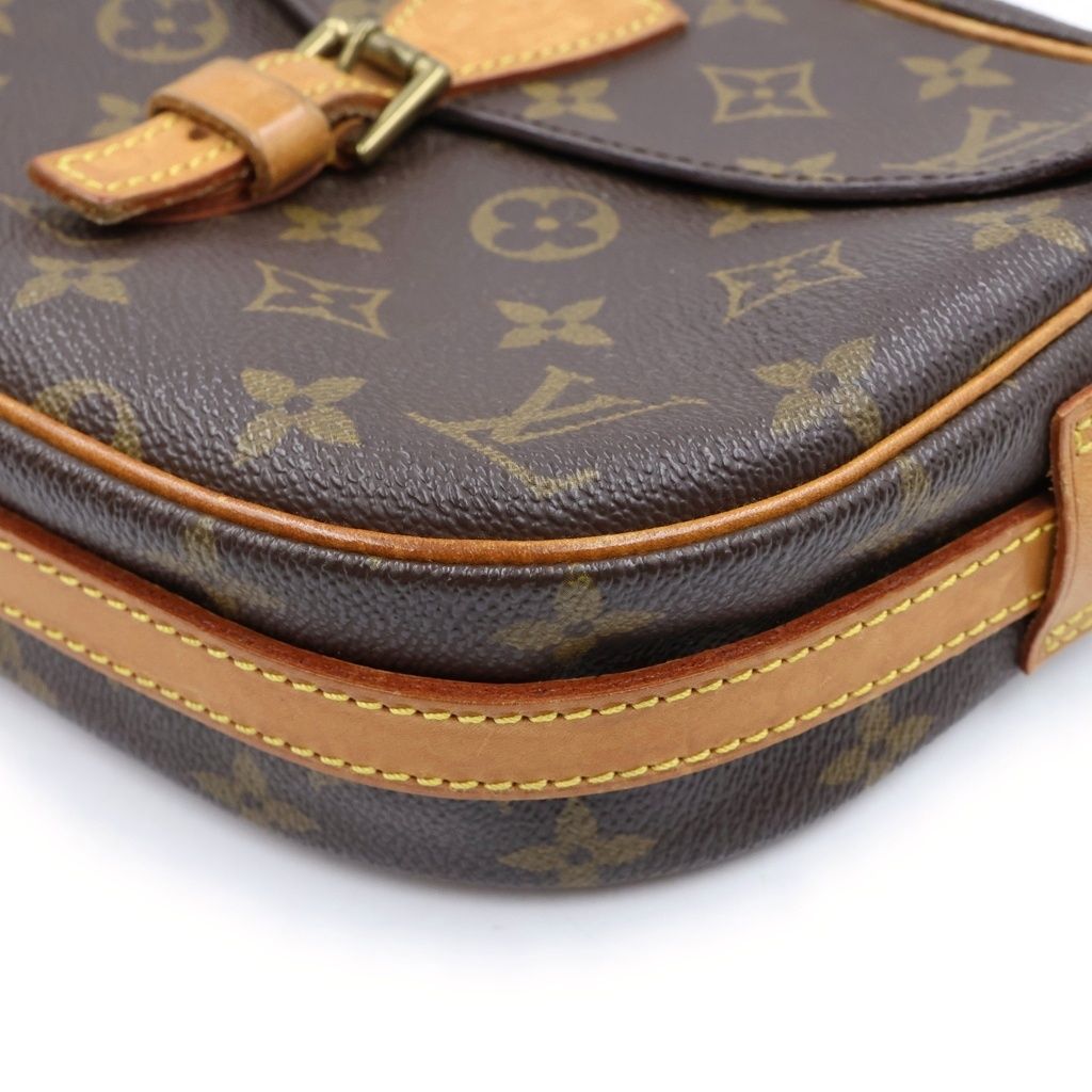 Louis Vuitton Monogram Jeune Fille Leather Shoulder Bag Brown — view 5