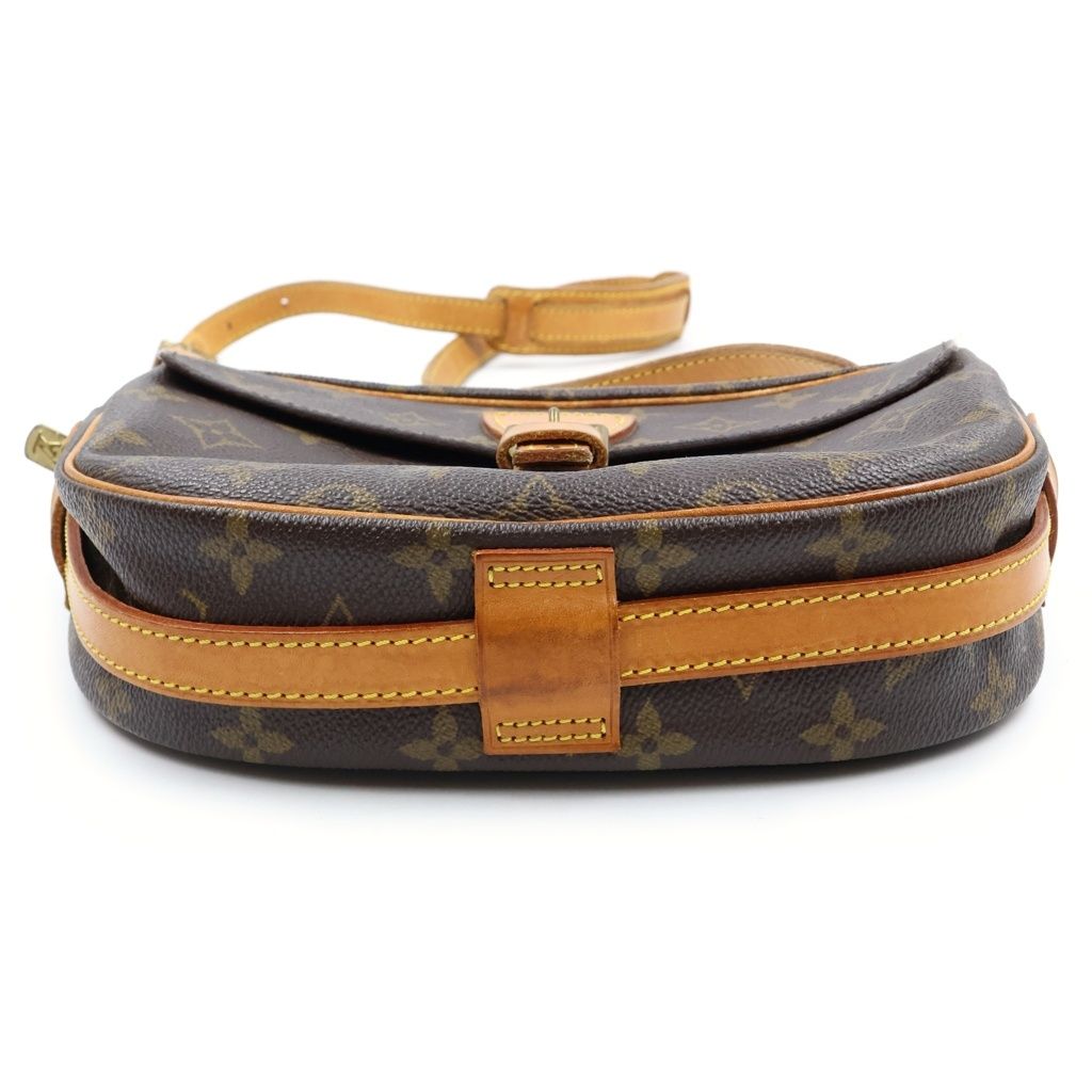 Louis Vuitton Monogram Jeune Fille Leather Shoulder Bag Brown — view 4