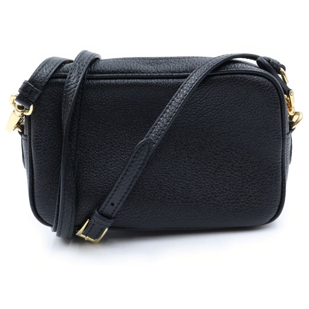 Prada Leather Mini Camera Shoulder Bag Gold Black — view 2