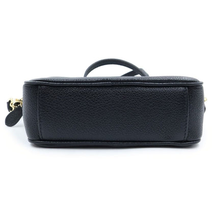 Prada Leather Mini Camera Shoulder Bag Gold Black — view 4
