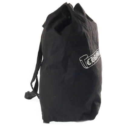 Chrome Hearts Vintage Scroll Label Print Campus Shoulder Bag Black — view 3